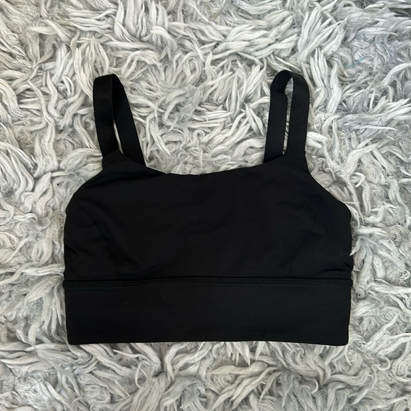 Black Lululemon Sports Bra - Picture 1 of 2